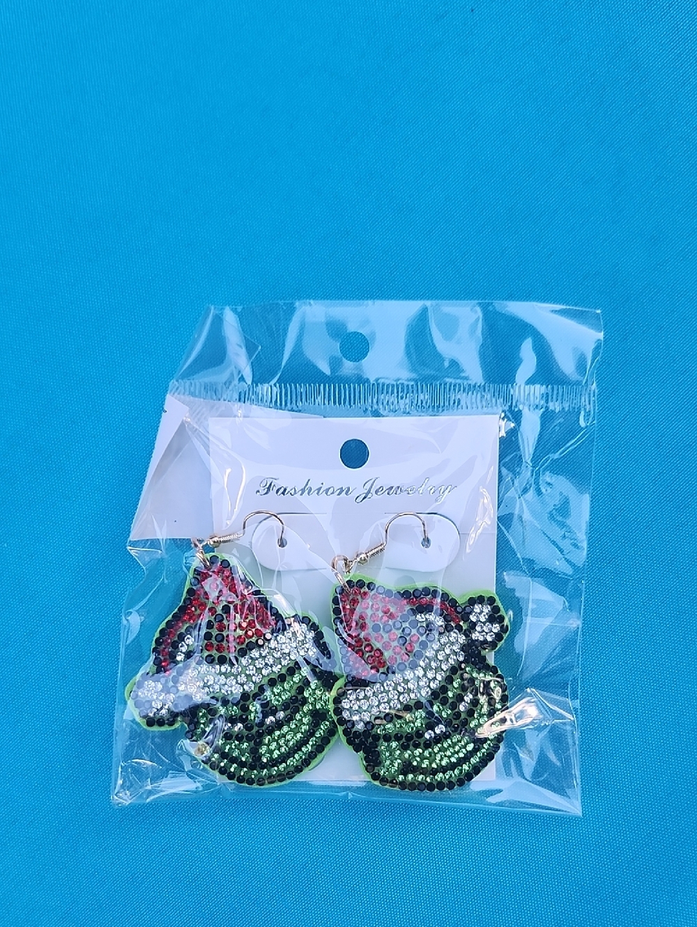 Grinch Earrings! NWT Fun Holidays